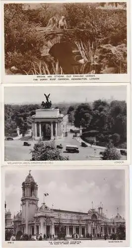 [Ansichtskarte] Collection of 9  Postcards of London and suburbs - Lot 1. 