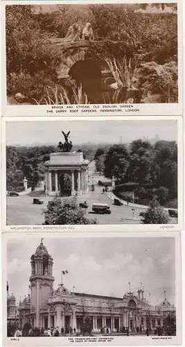 [Ansichtskarte] Collection of 9  Postcards of London and suburbs - Lot 1. 