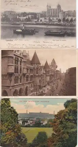 [Ansichtskarte] Collection of 9 Postcards of London and suburbs - Lot 3. 