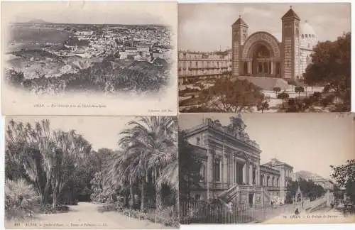 [Ansichtskarte] 25 AK ALGERIJE - Constantine-Alger-Blida-Laghouat-Bougie-Oran-Bône-Colomb-Béchar-Misserghin-Tlemcen-Bou-Saada-Zaout... 