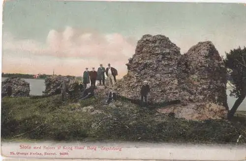 [Ansichtskarte] Sloto med Ruiner af Kong Hans' Borg "Engelsborg". 