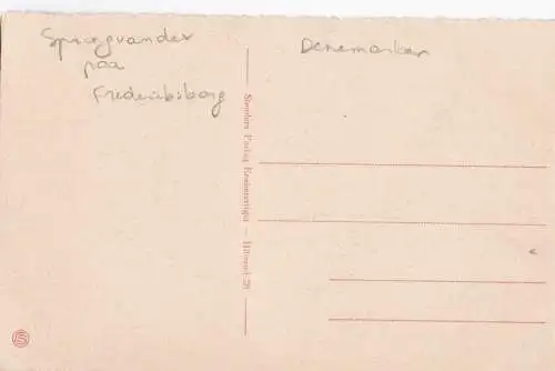 [Ansichtskarte] Springvandet poa Frederiksborg. 