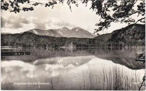 [Ansichtskarte] Klopeiner-See mit Hochobir - 1962. 
