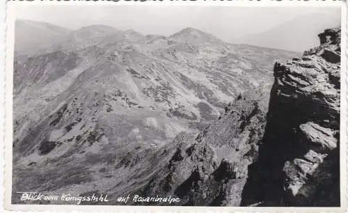 [Ansichtskarte] Blick vom Königsstuhl auf Rosaninalpe. 