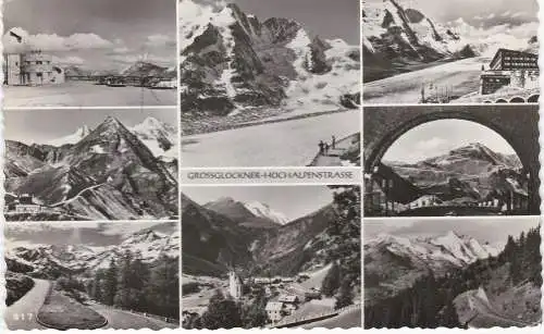 [Ansichtskarte] Grossglockner-Hochalpenstrasse - 1958. 
