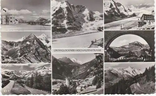 [Ansichtskarte] Grossglockner-Hochalpenstrasse - 1958. 