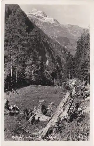 [Ansichtskarte] Mallnitz. Seebachtal mit Ankogel - 1958. 