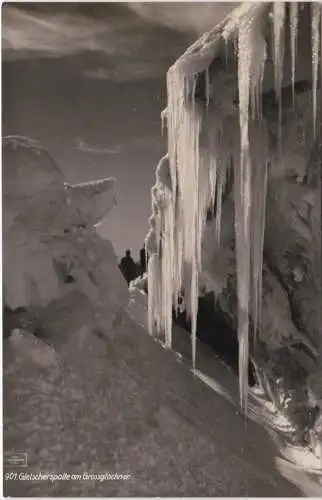 [Ansichtskarte] 901. Gletscherspalte am Grossglockner. 