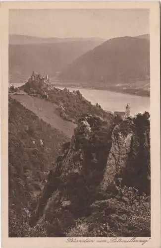 [Ansichtskarte] Dürnstein vom "Patrouillenweg" - 1923. 