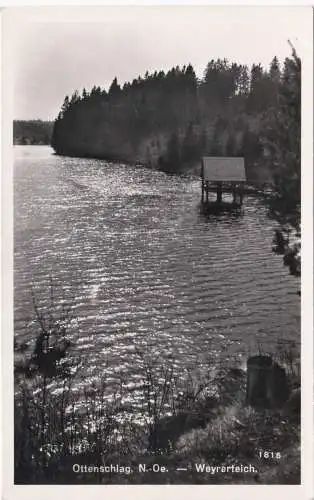 [Ansichtskarte] Ottenschlag N.-Oe. - Weyrerteich. 