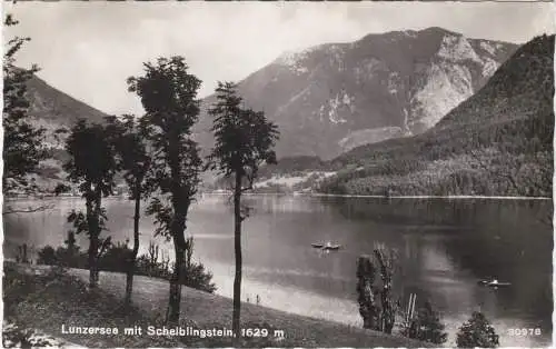 [Ansichtskarte] Lunzersee mit Scheiblingstein, 1629 m - 1959. 