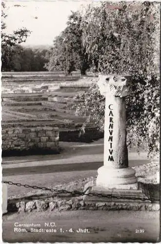 [Ansichtskarte] Carnuntum N.O. - Röm, Stadtreste 1.-4. Jhdt. 
