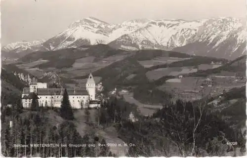 [Ansichtskarte] Schloss WARTENSTEIN bei Gloggnitz geg. Rax, 2009m, N.Oe. - 1960. 