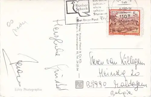 [Ansichtskarte] Buschberghütte mit Radarstation N.O. 