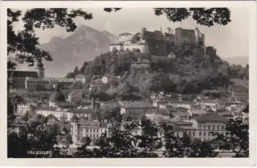 [Ansichtskarte] SALZBURG - Altstadt mit Untersberg - 1956. 