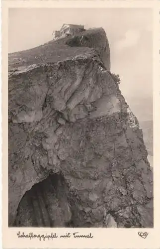 [Ansichtskarte] Schafberggipfel mit Tunnel. 