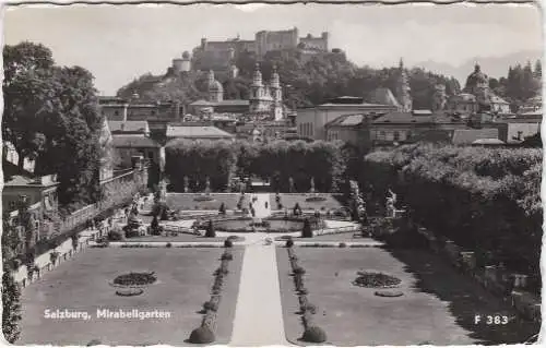 [Ansichtskarte] Salzburg, Mirabellgarten. 