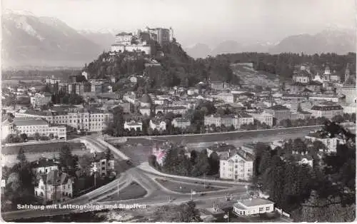 [Ansichtskarte] Salzburg mit Lattengebirge und Stauffen - 1958. 