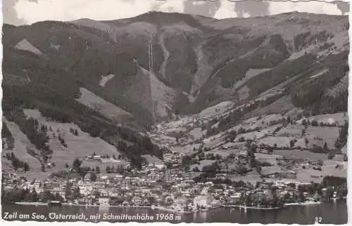 [Ansichtskarte] Zell am See, Osterreich, mit Schmittenhöhe 1968 m - 1959. 