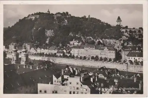 [Ansichtskarte] GRAZ. Stadt der Volkserhebung - 1941 - Feldpostkarte !!. 