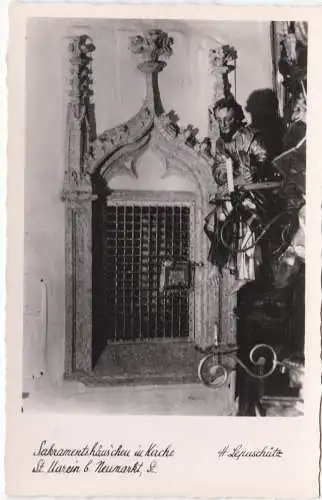 [Ansichtskarte] Sakramentshäuschen in Kirche, St. Marein b. Neumarkt, St. 