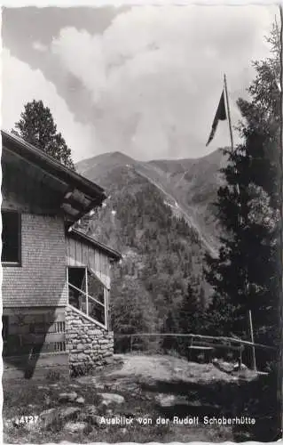 [Ansichtskarte] Ausblick von der Rudolf Schoberhütte - 1976 - O.A.V. Sektion "Stuhlecker". 
