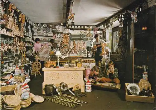 [Ansichtskarte] Fundgrube - Otto Madlencnik - Kunsthandwerk und Mineralien - 8970 Schladming, Ramsauer Strasse 547. 