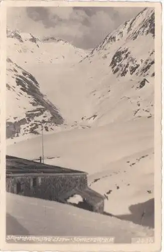 [Ansichtskarte] Sammoarhütte 2527m - Schalfferner - Feldpostkarte ! - 1944. 