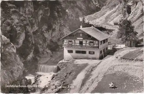 [Ansichtskarte] Lechtalerhaus-Klause 1100m. 