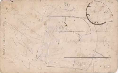 [Ansichtskarte] Innsbruck, Maria Theresienstrasse  (mit Strassenbahn). 