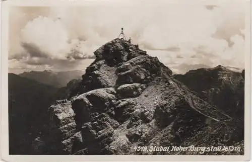 [Ansichtskarte] 4548. Stubai, Hoher Burgstall 2613m - 1934. 