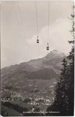 [Ansichtskarte] Kitzbühel, Sellbahn auf den Hahnenkamm. 