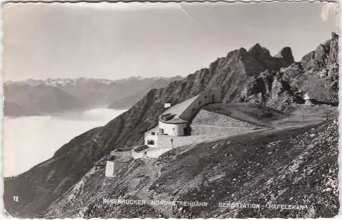 [Ansichtskarte] Innsbrucker Nordkettenbahn - Bergstation Hafelekar. 