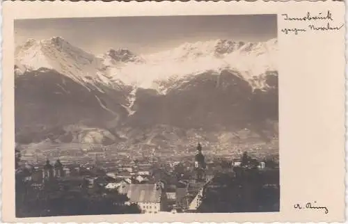 [Ansichtskarte] Innsbruck gegen Norden. 