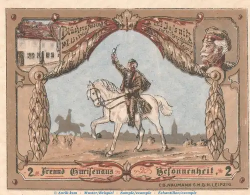 Notgeld Stadt Jessnitz 659.3 , 25 Pfennig Nr.2 -Glück auf- in kfr. von 1921 , Sachsen Anhalt Seriennotgeld