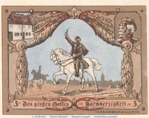 Notgeld Stadt Jessnitz 659.3 , 25 Pfennig Nr.3 -Glück auf- in kfr. von 1921 , Sachsen Anhalt Seriennotgeld