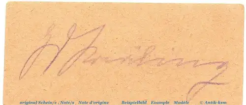 Notgeld Buchhandlung Kräling Siedlinghausen 1224.1.e , 25 Pfennig Schein in kfr. o.D. Westfalen Seriennotgeld