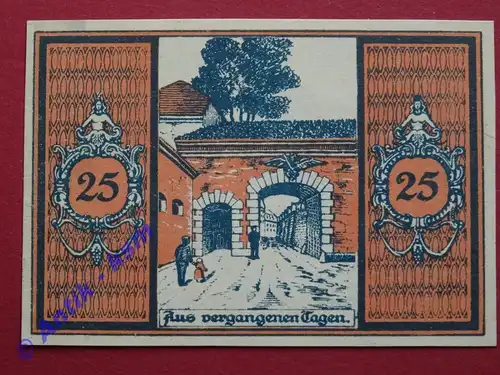 Glatz , Notgeld 25 Pfennig Nr.2 -rot- in kfr. M-G 431.2 , Schlesien o.D. Seriennotgeld