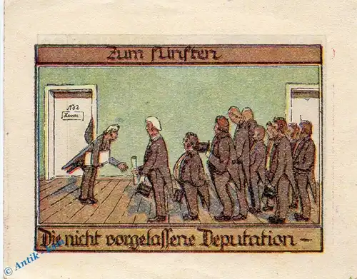 Notgeld Burgsteinfurt , 50 Pfennig Schein Nr 5 in kfr. Mehl Grabowski 210.1 a , von 1921 , Nordrhein Westfalen Seriennotgeld