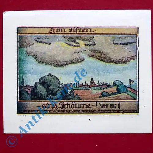 Notgeld Burgsteinfurt , 50 Pfennig Bild 11 , Mehl Grabowski 210.1 A , von 1921 , Nordrhein Westfalen Serien Notgeld