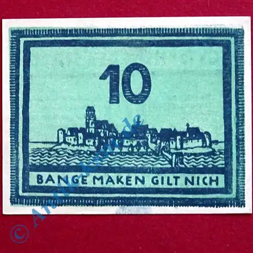 Notgeld Haselünne , Schein über 10 Pfennig , Mehl Grabowski 583.1 E , von 1921 , Niedersachsen Seriennotgeld