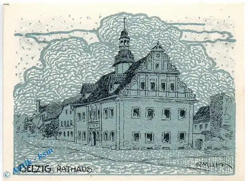 Notgeld Belzig , Konsum und Spar , 25 Pfennig Schein in kfr. Mehl Grabowski 71.1 , Brandenburg Seriennotgeld