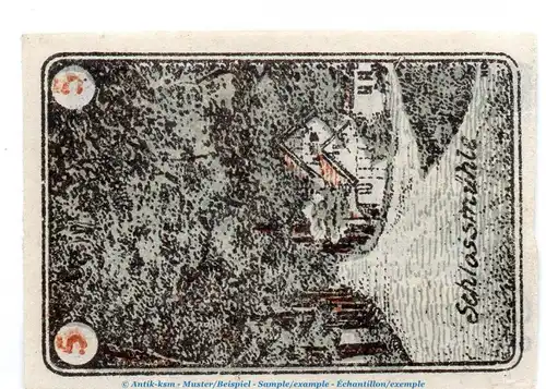 Notgeld Stadt Ballenstedt 61.1.b , 5 Pfennig Schein Nr.15 in kfr. von 1920 , Sachsen Anhalt Seriennotgeld