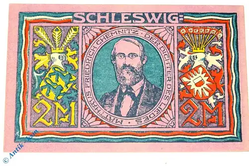 Notgeld Altona , 2 Mark Schein blau , Mehl Grabowski 29.2 a , von 1922 , Hamburg Seriennotgeld