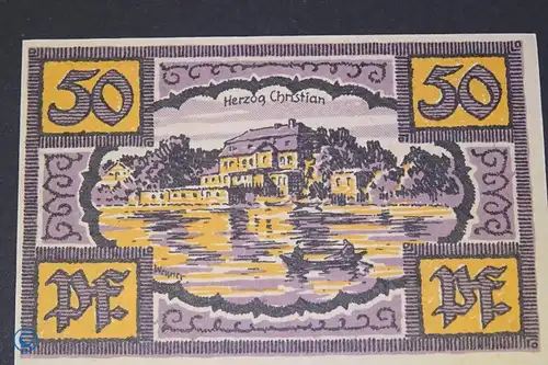 Notgeld Merseburg , 50 Pfennig Schein G , Mehl Grabowski 884.2 , von 1921 , Sachsen Anhalt Seriennotgeld