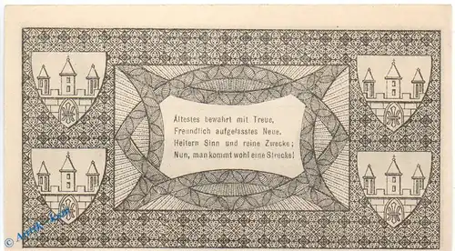 Notgeld Friedeberg , 10 Pfennig Schein in kfr. Tieste 2000.05.01 , von 1920 , Brandenburg Verkehrsausgabe