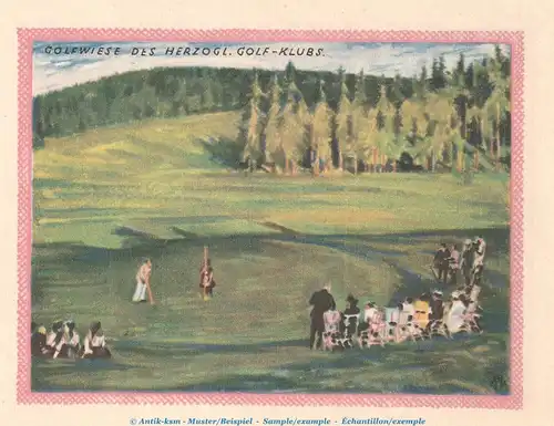 Notgeld Golfklub Oberhof 996.5 , 75 Pfennig Schein in kfr. von 1922 , Thüringen Seriennotgeld