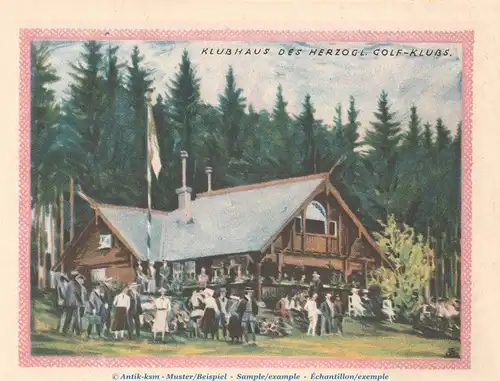 Notgeld Golfklub Oberhof 996.5 , 80 Pfennig Schein in kfr. von 1922 , Thüringen