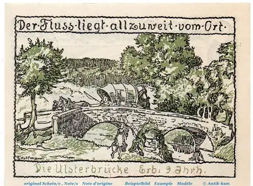 Notgeld Gemeinde Röhrigshöfe a. Werra 1132.1 , 50 Pfennig Schein D , o.D. Hessen Seriennotgeld