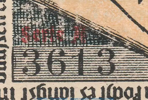 Notgeld Stadt Calbe 213.2 , 1 Mark Schein -Serie A Stempel- in kfr. von 1921 , Sachsen Anhalt Seriennotgeld
